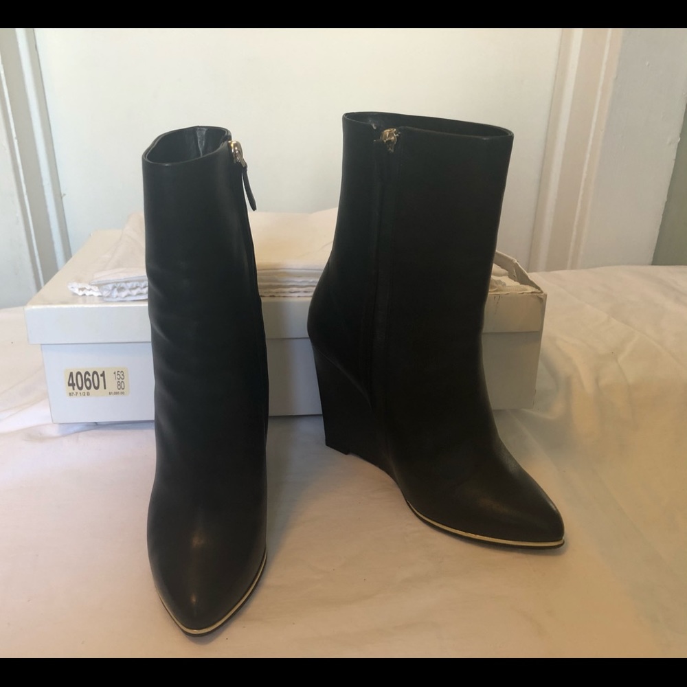 Givenchy Wedge Black Boots